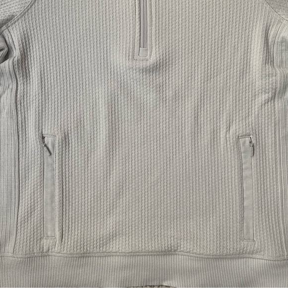 NWT Lululemon Engineered Warmth Half-Zip Long Sleeve Pullover in Vapor/White -8 - Picture 7 of 13